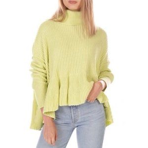 Free People | Layer Cake Sweater Green Size M